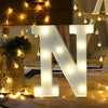 Steel Marquee Letter N Lighted Room Decor Led High-End Custom Zinc Metal Marquee Light Marquee Sign