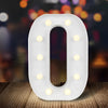 Steel Marquee Letter O Cool White Font High-End Custom Zinc Metal Marquee Light Marquee Sign