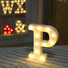 Steel Marquee Letter P Lighted Wedding Decor Led High-End Custom Zinc Metal Marquee Light Marquee Sign