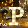 Steel Marquee Letter P Lighted Room Decor Led High-End Custom Zinc Metal Marquee Light Marquee Sign