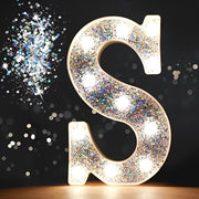 Steel Marquee Letter S Alphabet Shiny Silver High-End Custom Zinc Metal Marquee Light Marquee Sign