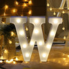 Steel Marquee Letter W Lighted Room Decor Led High-End Custom Zinc Metal Marquee Light Marquee Sign