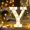 Steel Marquee Letter Y Lighted Room Decor Led High-End Custom Zinc Metal Marquee Light Marquee Sign