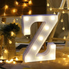 Steel Marquee Letter Z Lighted Room Decor Led High-End Custom Zinc Metal Marquee Light Marquee Sign