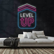 Level Up Neon Sign