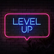 Level Up Neon Sign