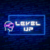 Level Up Neon Sign