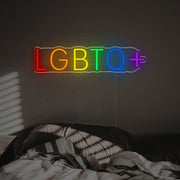 LGBTQ With Plus LED Neon Sign