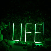 Life Green LED Neon Sign