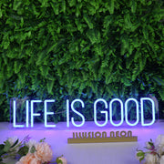 Life Is Good Blue Neon Sign