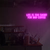 Life Is Too Short For Bad Coffee Neon Sign Custom Neon Sign Lights Night Lamp Led Neon Sign Light For Home Party MG10134