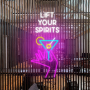 Lift Your Spirits Neon Sign