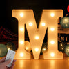 Steel Marquee Letter M Warm White Font High-End Custom Zinc Metal Marquee Light Marquee Sign