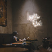 Lights Out LED Neon Sign