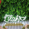 Lilah White Neon Sign