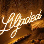 Liljaded Neon Sign