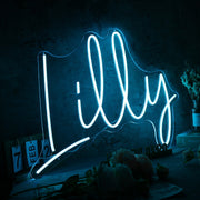 Lilly Blue Neon Sign