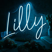 Lilly Blue Neon Sign