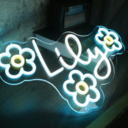 Lily Custom Neon Sign