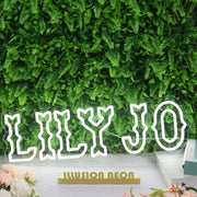 LILYJO White Neon Sign