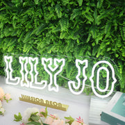 LILYJO White Neon Sign