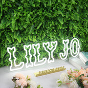 LILYJO White Neon Sign