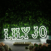 LILYJO White Neon Sign