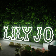 LILYJO White Neon Sign