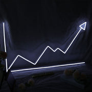 Line Chart Neon Sign