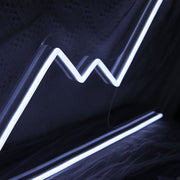 Line Chart Neon Sign