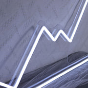 Line Chart Neon Sign