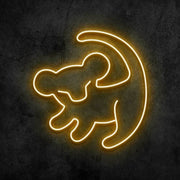 Lion Cub Neon Sign