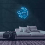 Lion Cub Neon Sign