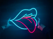 Lips Tongue Lick Neon Sign