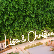 Lisa And Christian Yellow Neon Sign