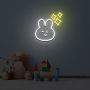 Little Rabbit Wink Neon Sign Fashion Custom Neon Sign Lights Night Lamp Led Neon Sign Light For Home Party