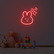 Little Rabbit Wink Neon Sign Fashion Custom Neon Sign Lights Night Lamp Led Neon Sign Light For Home Party