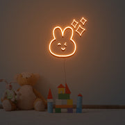 Little Rabbit Wink Neon Sign Fashion Custom Neon Sign Lights Night Lamp Led Neon Sign Light For Home Party