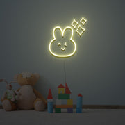 Little Rabbit Wink Neon Sign Fashion Custom Neon Sign Lights Night Lamp Led Neon Sign Light For Home Party