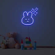 Little Rabbit Wink Neon Sign Fashion Custom Neon Sign Lights Night Lamp Led Neon Sign Light For Home Party