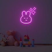 Little Rabbit Wink Neon Sign Fashion Custom Neon Sign Lights Night Lamp Led Neon Sign Light For Home Party