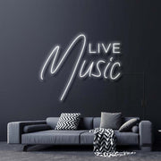 Live Music Neon Sign