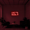 Live Music Neon Sign