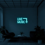 Live Music Neon Sign