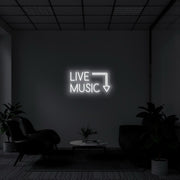 Live Music Neon Sign