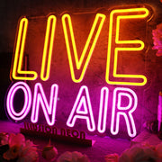 Live On Air Custom LED Neon Sign