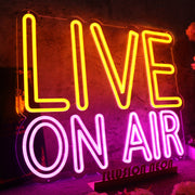 Live On Air Custom LED Neon Sign