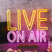 Live On Air Custom LED Neon Sign