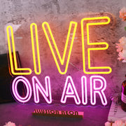 Live On Air Custom LED Neon Sign