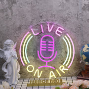 Live On Air Custom Neon Sign